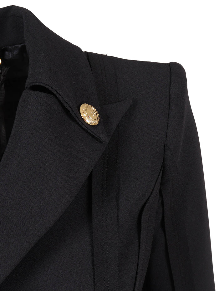 JACKET Black Polyester Elastane