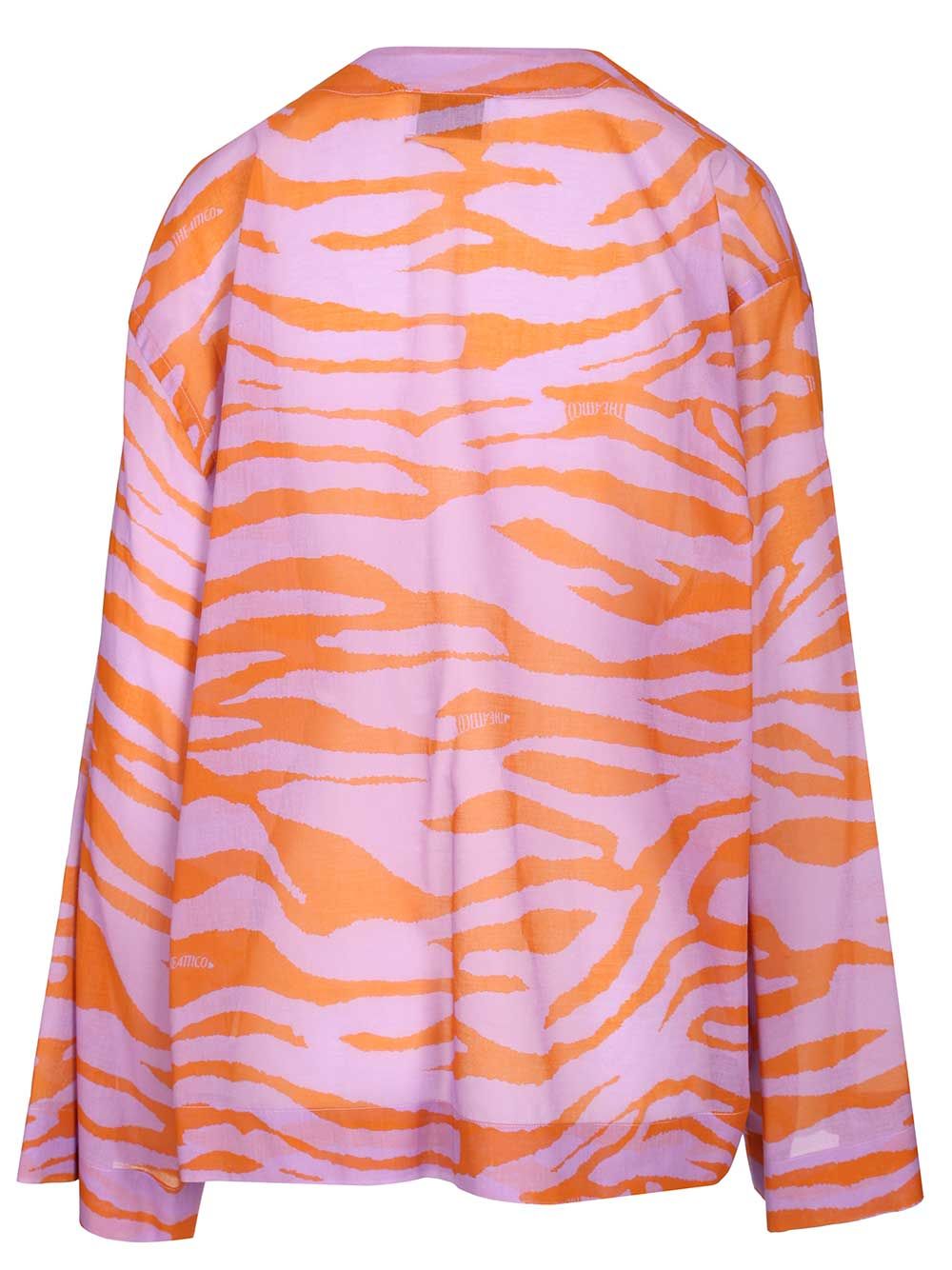 Animal Print Blouse Cotton