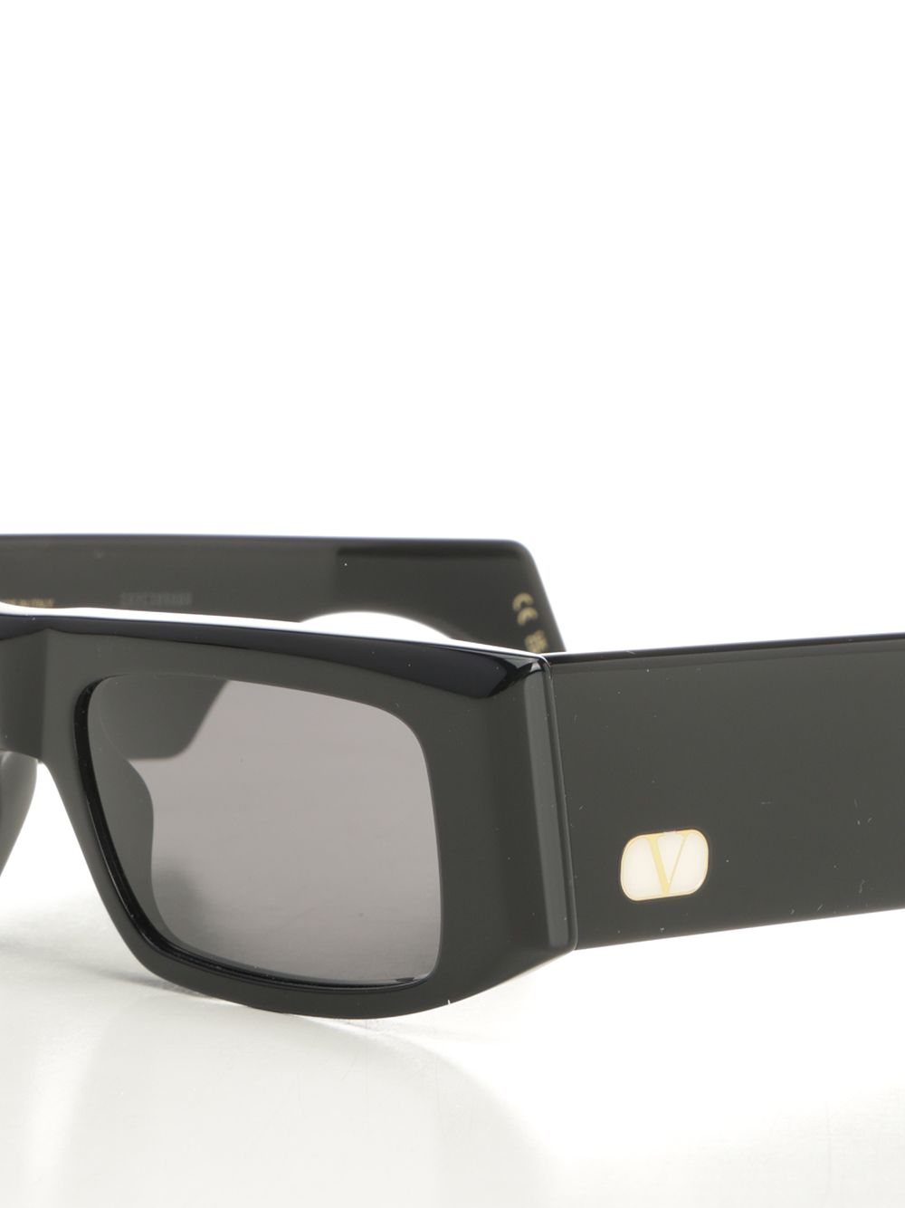 Rectangular Acetate Glasses Black Bio Nylon