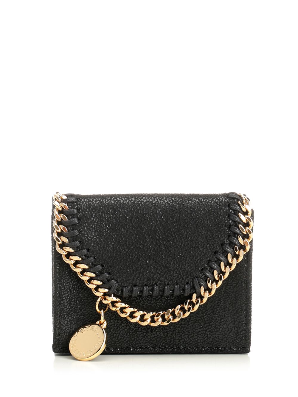 Falabella Trifold Wallet Black F: Polyester
