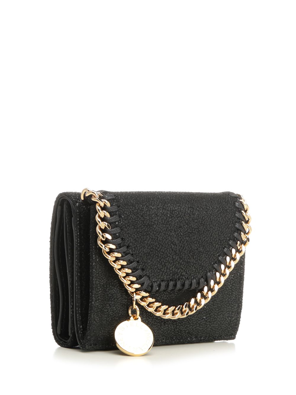 Falabella Trifold Wallet Black F: Polyester