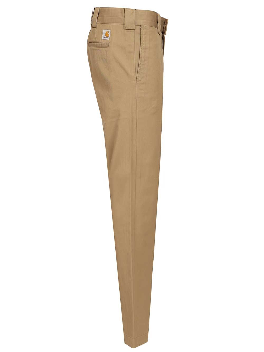 Master Trousers Brown Polyester