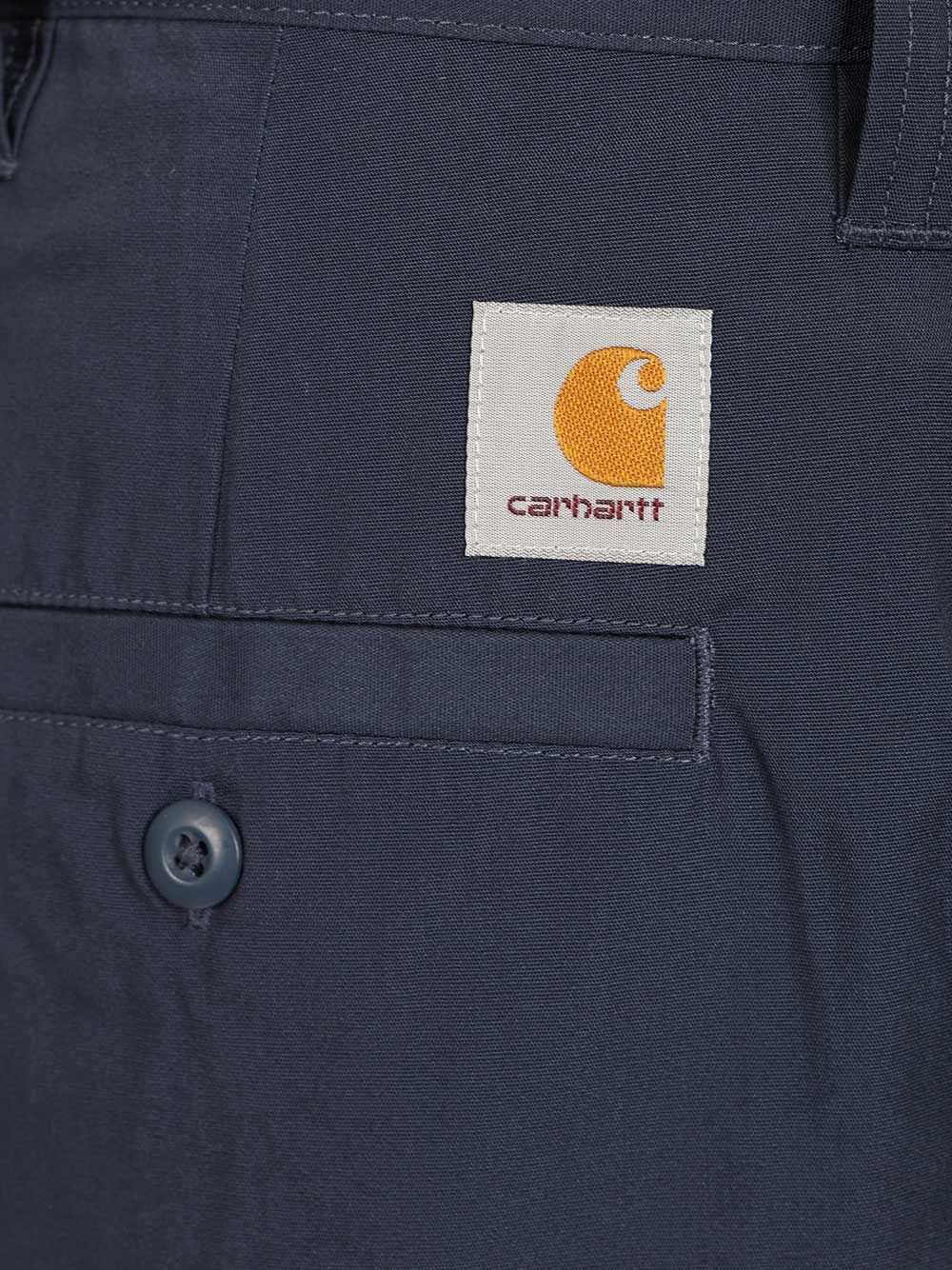 Calder Trousers Blue Polyester
