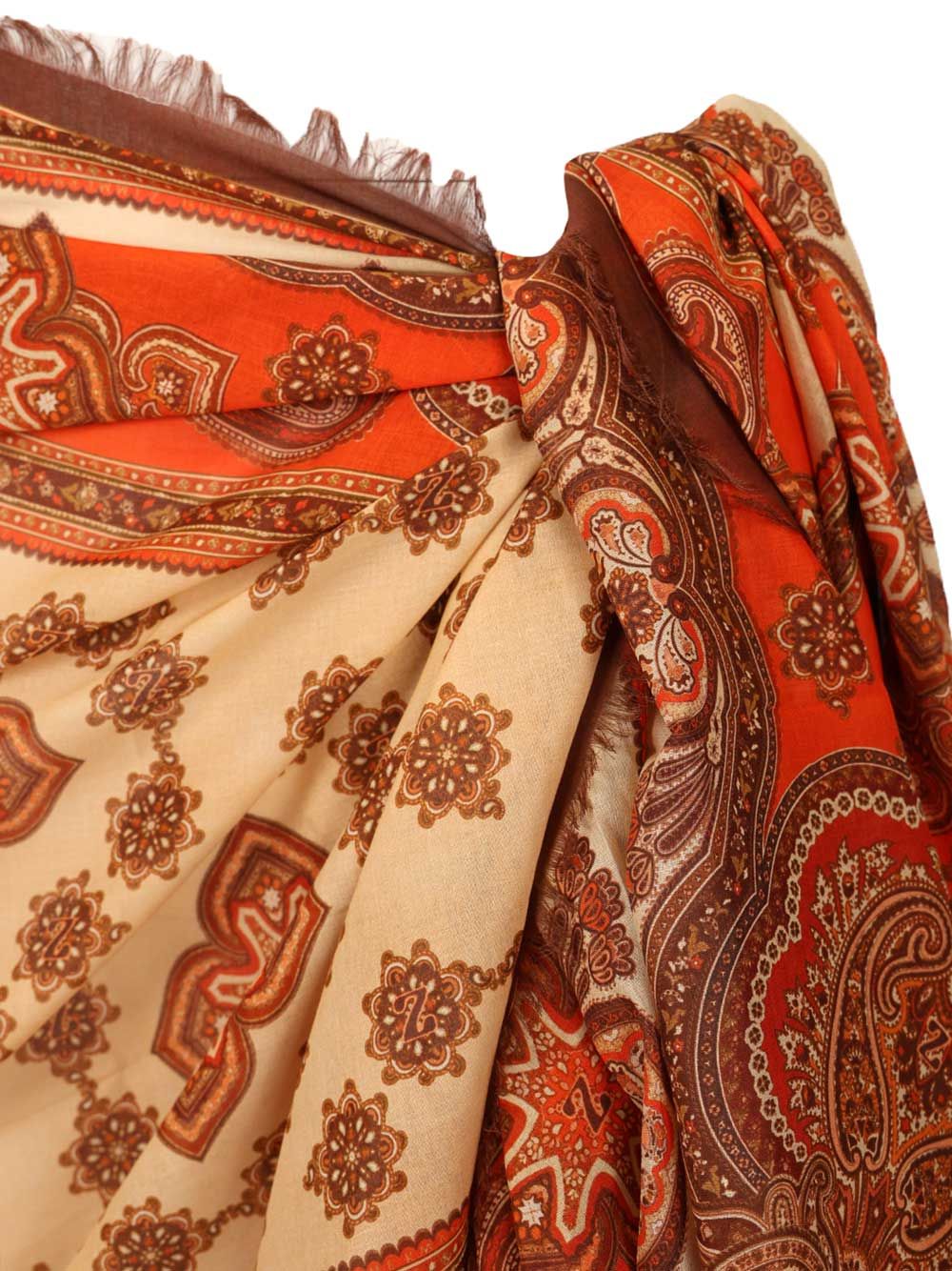 Printed Cotton Pareo Skirt