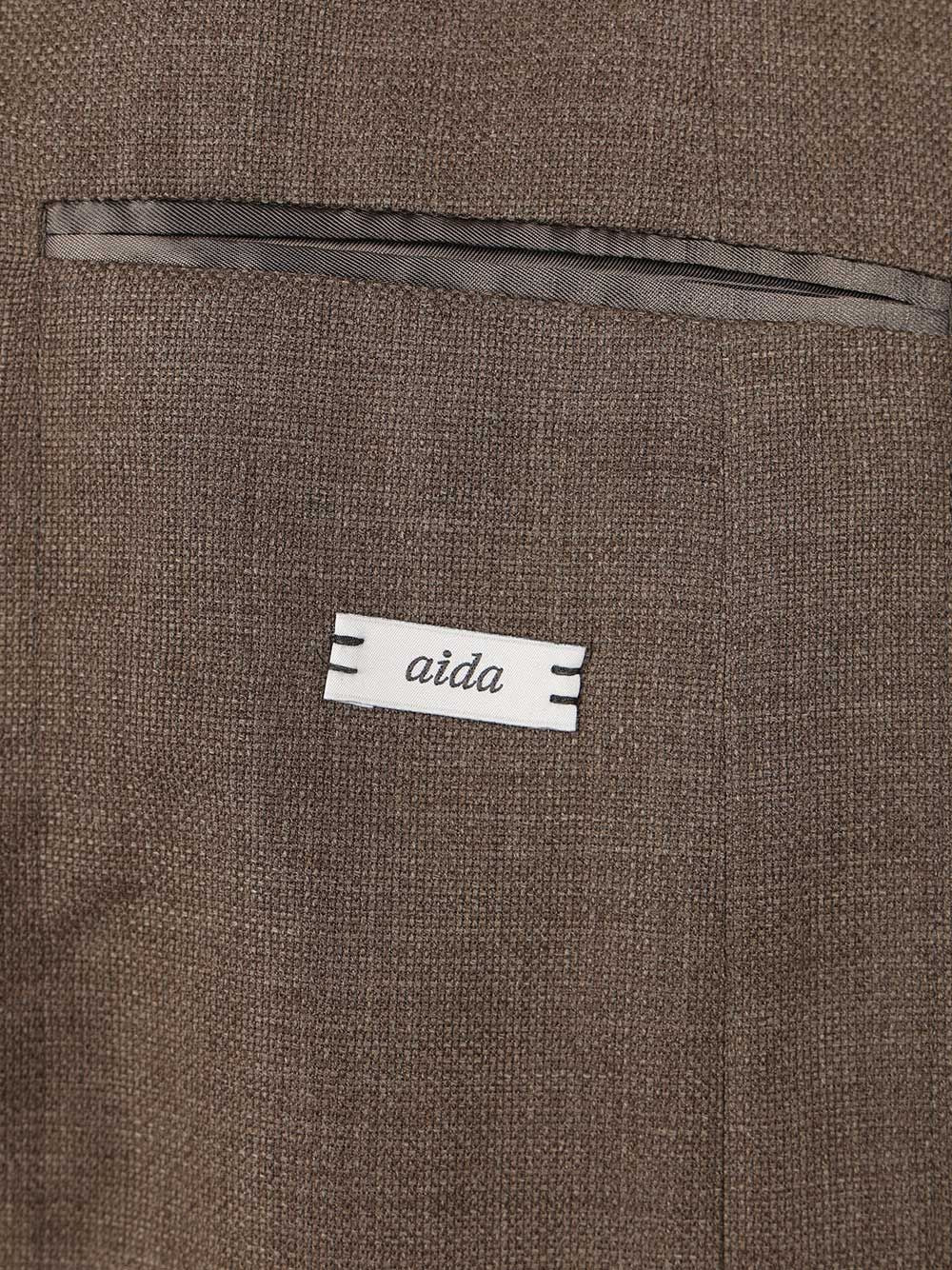 Aida Blazer Brown Wool Jacket