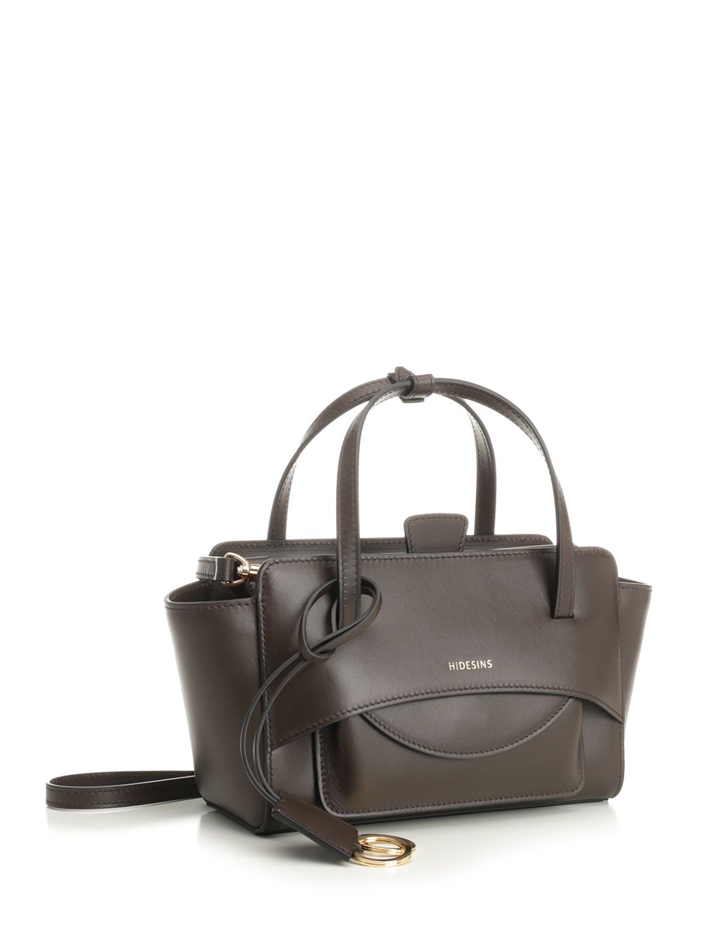 Flap S Leather Handbag Brown Calf Handbags