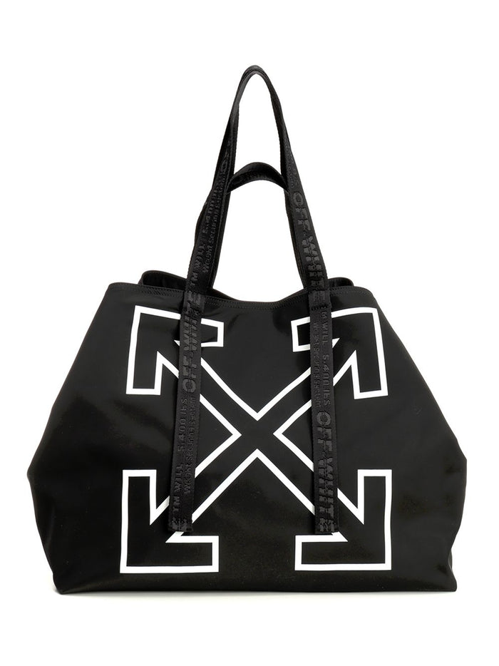 Heritage Day Off Large Tote Bag Black Polyamide Handbags