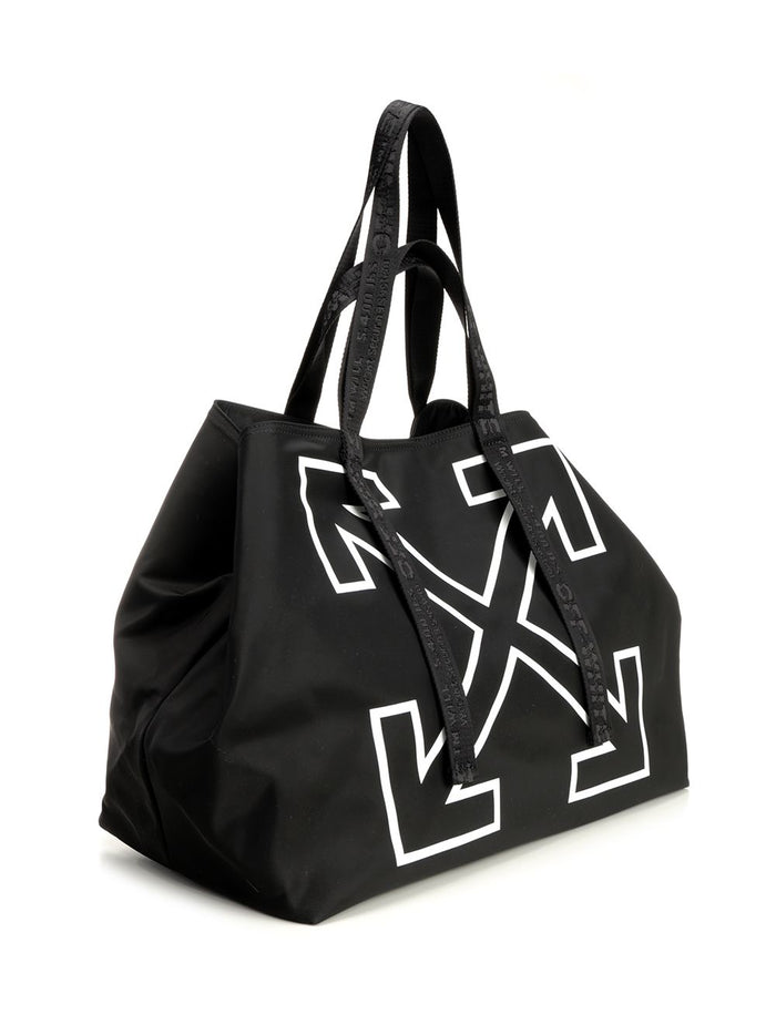 Heritage Day Off Large Tote Bag Black Polyamide Handbags