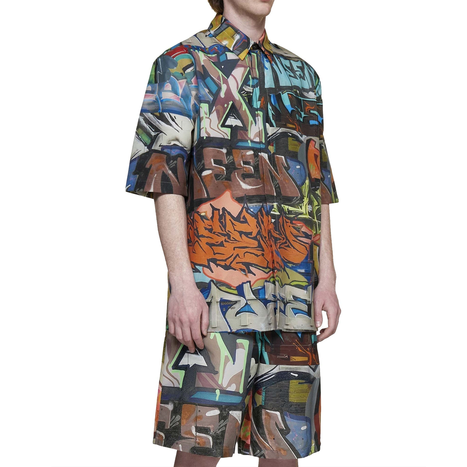 Off-White Neen Allover Shirt Black Polyamide