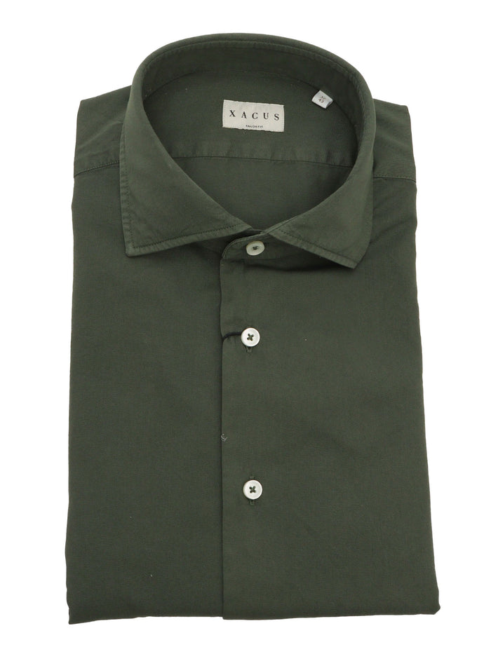 SHIRT 742ML Green Cotton