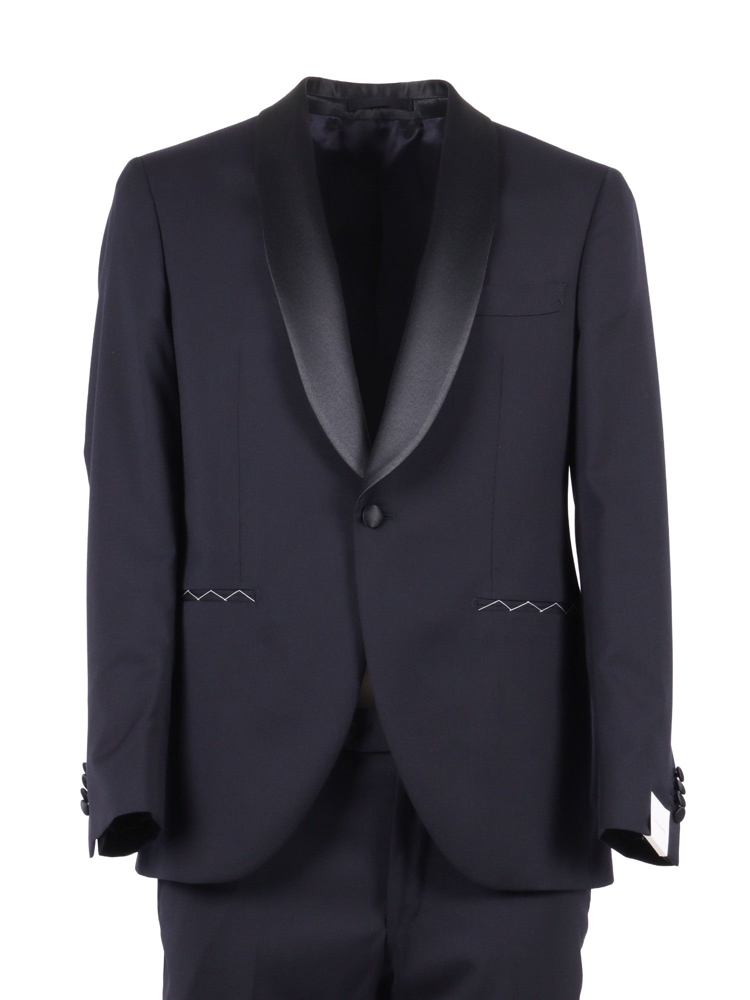 Suit Blue Virgin Wool Dress