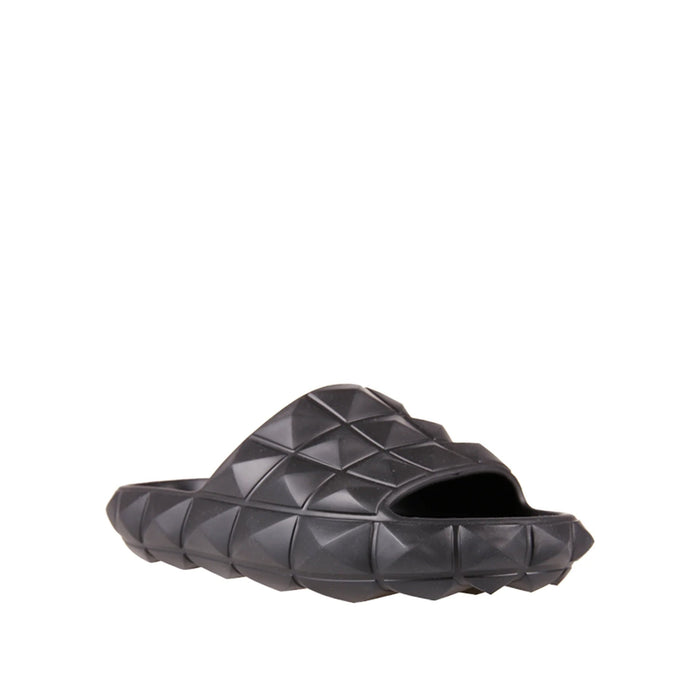 Garavani Bedford Slippers Black Rubber