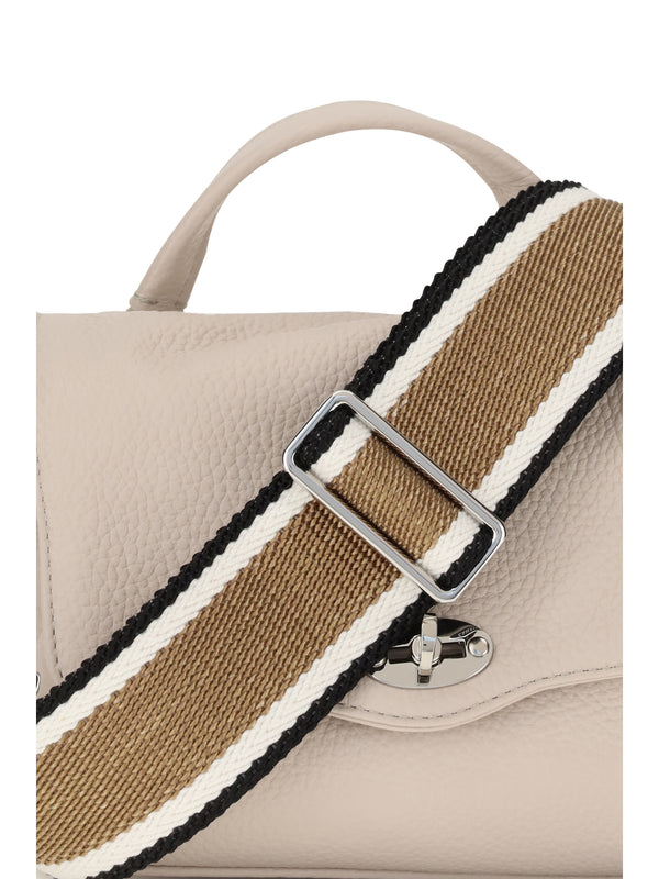Handbag Baby Postina Daily White Carnaroli Calf Leather Handbags