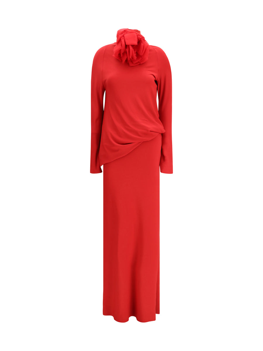 Magda Butrym 81% Viscose dress in red