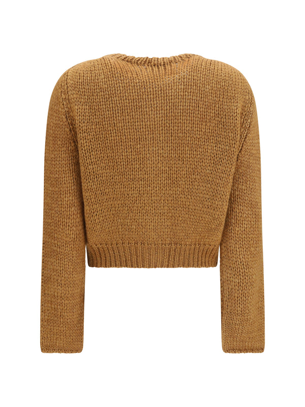 Chunky Knit Cardigan With Buttons Heliodore Silk