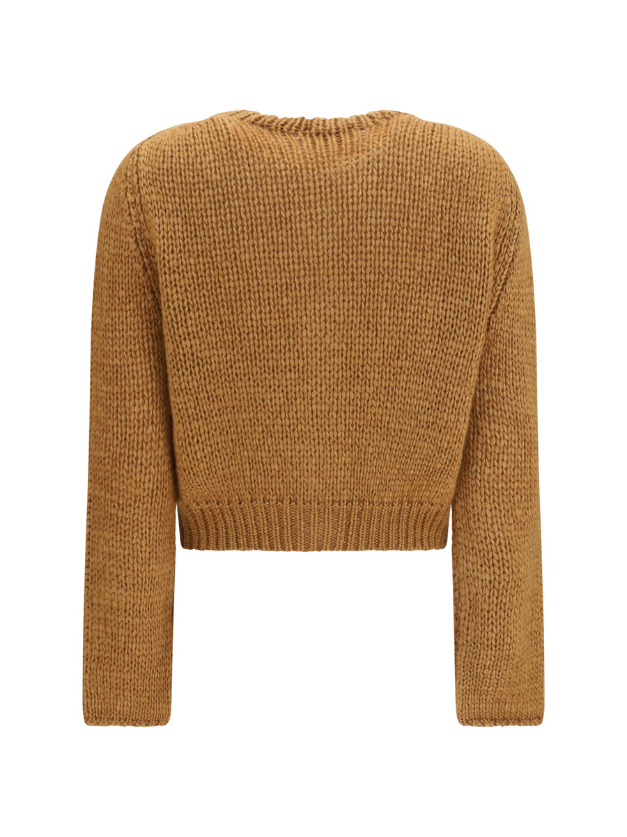 Chunky Knit Cardigan With Buttons Heliodore Silk