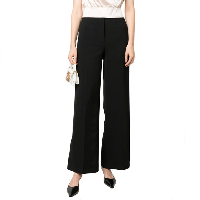 Blanca Vita Palazzo Trousers Black Elastane Polyester