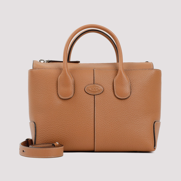 Di Bag Brown Grained Calf Leather