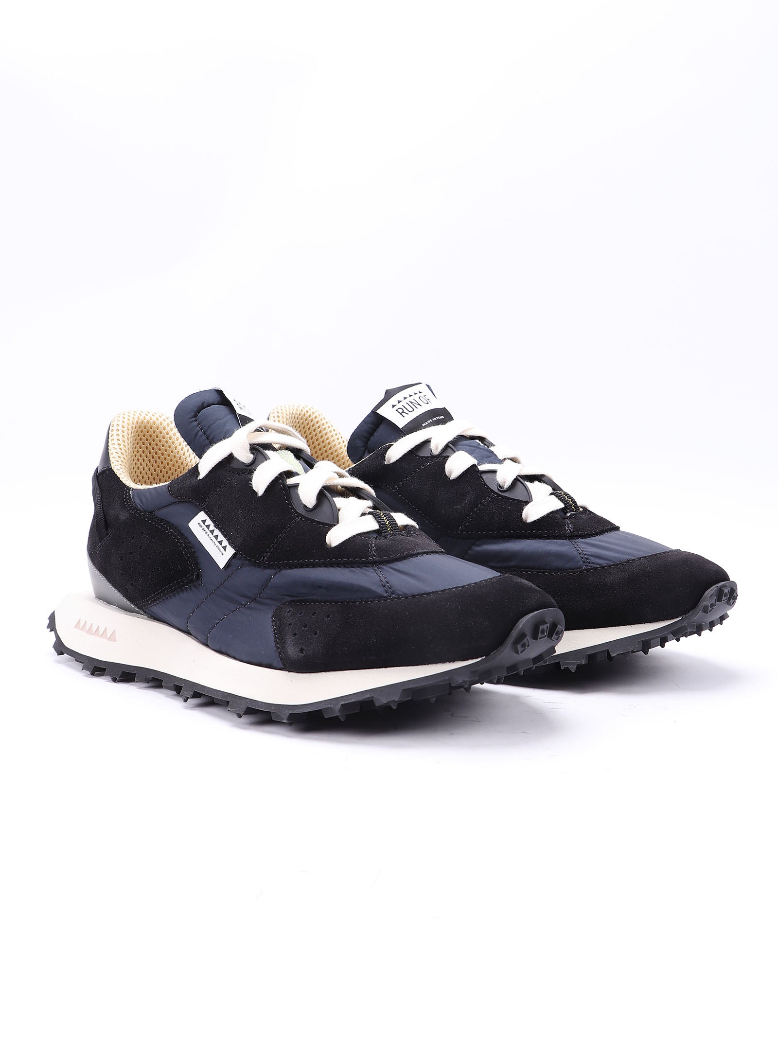 Hash Off Black Calf Leather Shoe