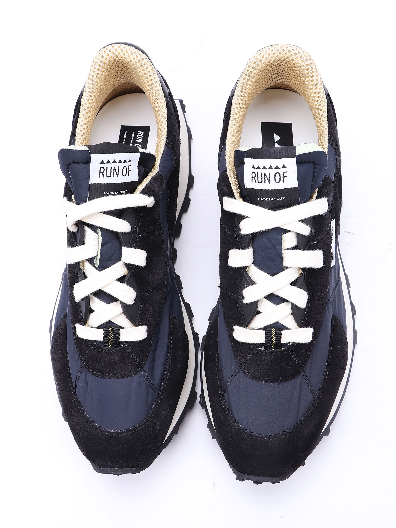 Hash Off Black Calf Leather Shoe