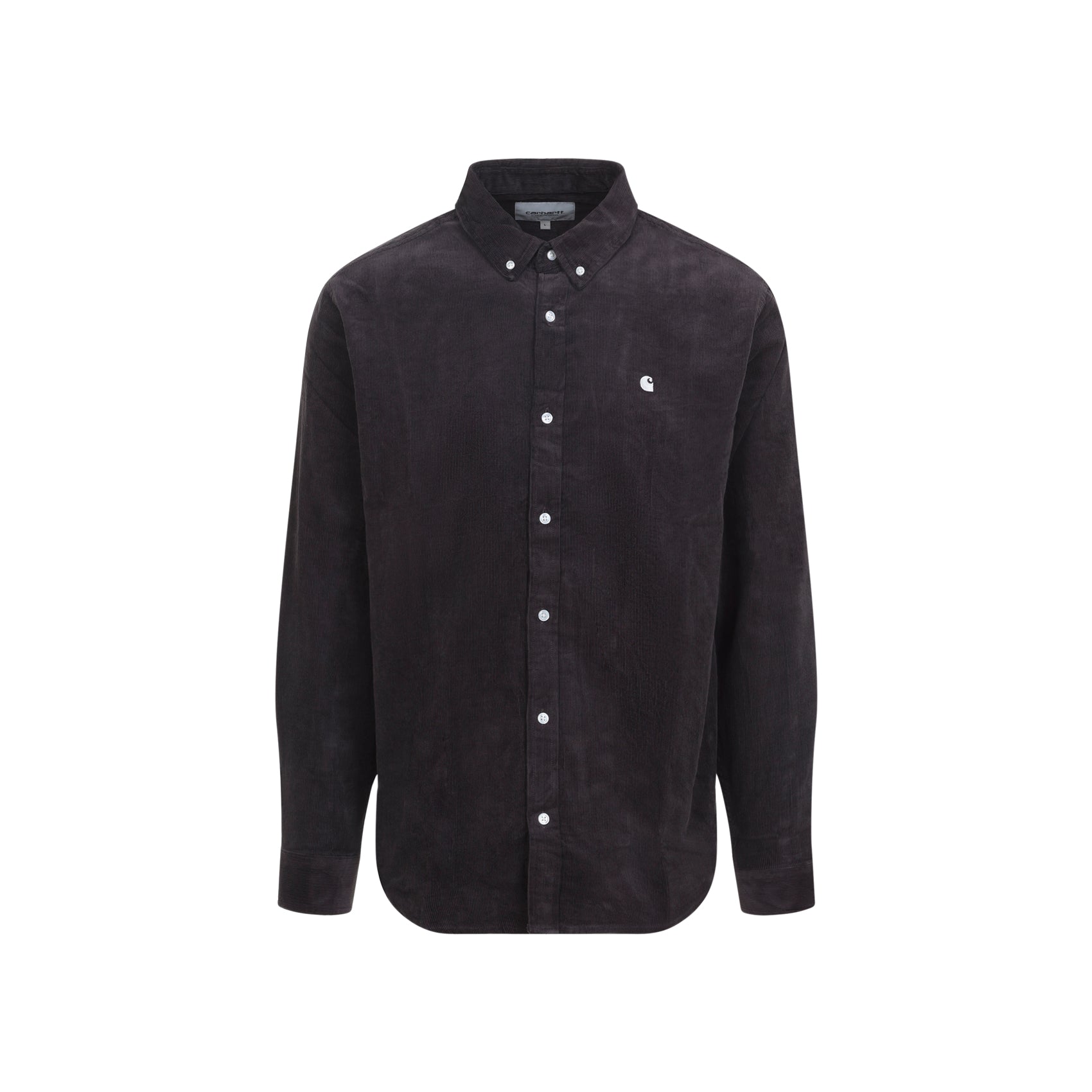 Madison Fine Cord Shirt Grey Cotton
