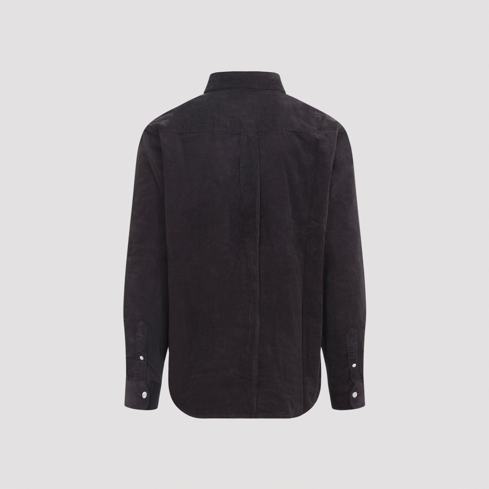 Madison Fine Cord Shirt Grey Cotton