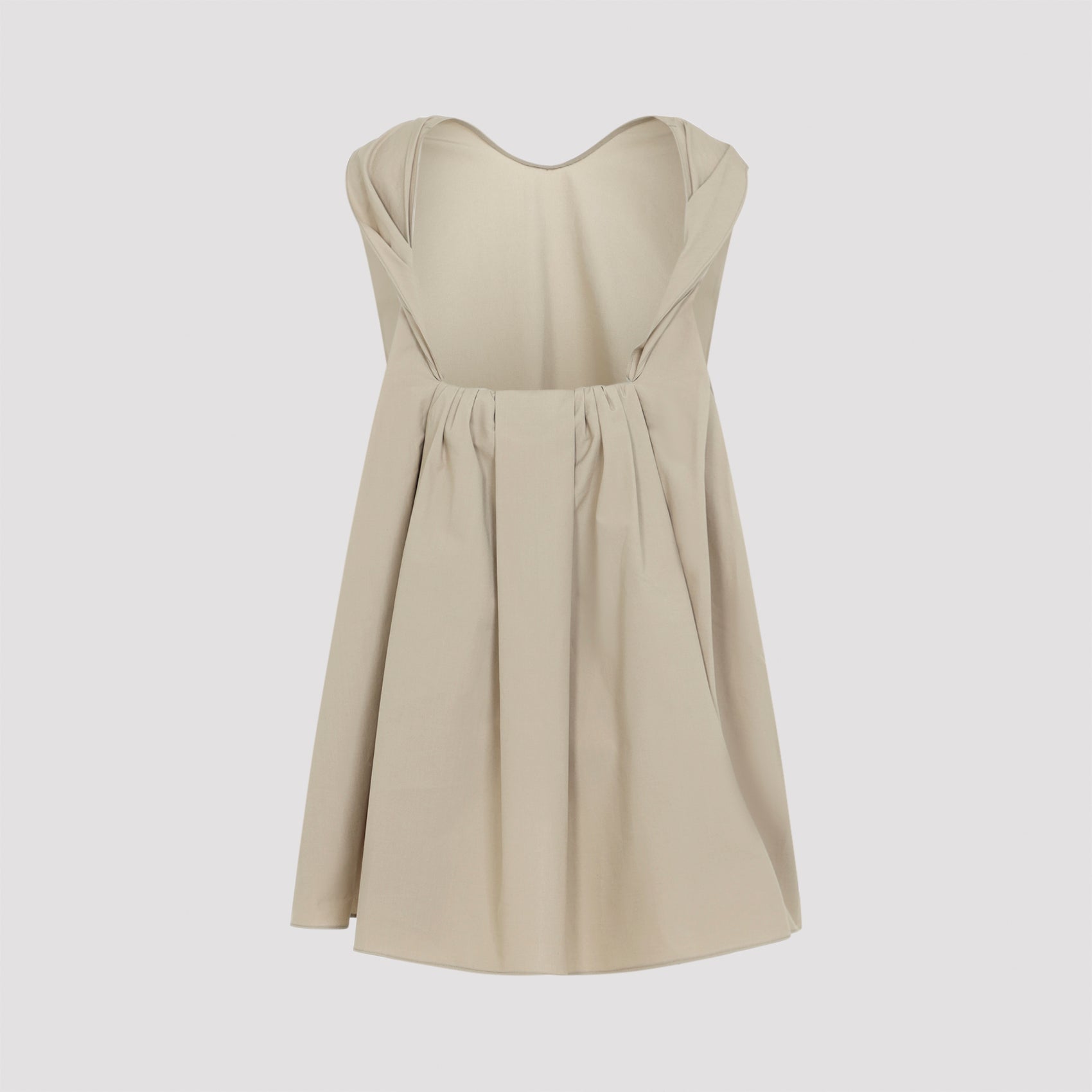 Draped Back Top Nude & Neutrals Cotton