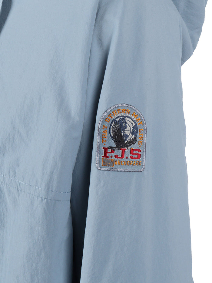 ROSEMARY - WOMAN HOODED PADDED JACKET Light Blue Short Puffer