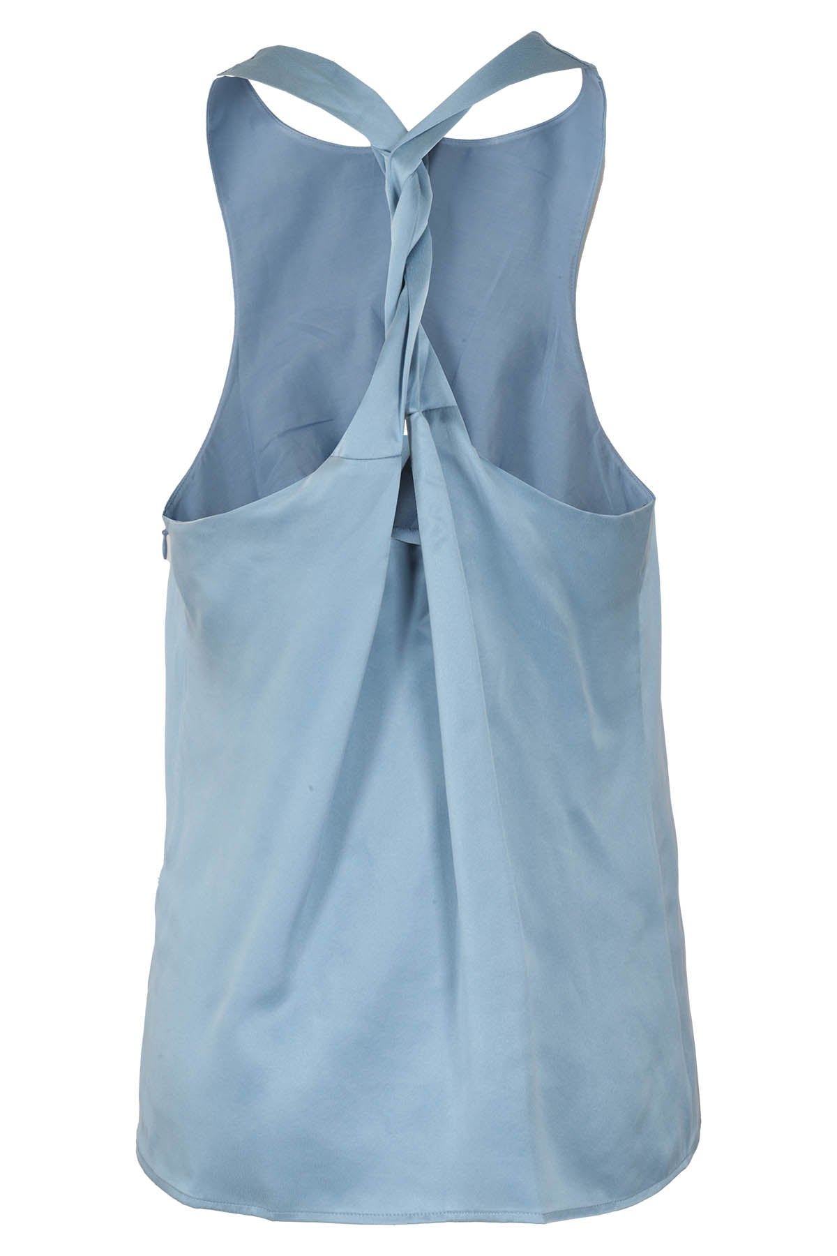 Silk Tank Top Blue Seta