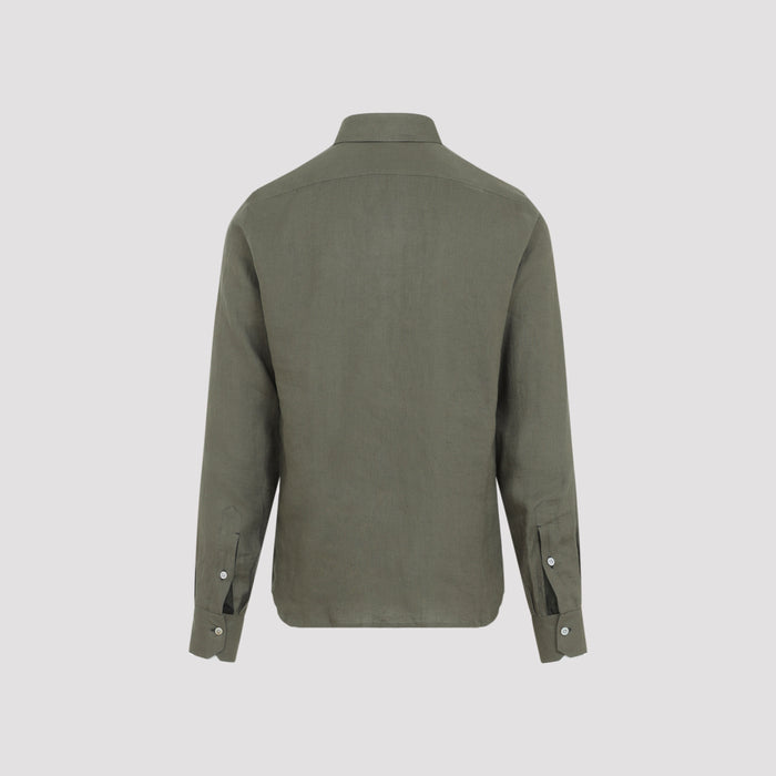 Linen Shirt Green