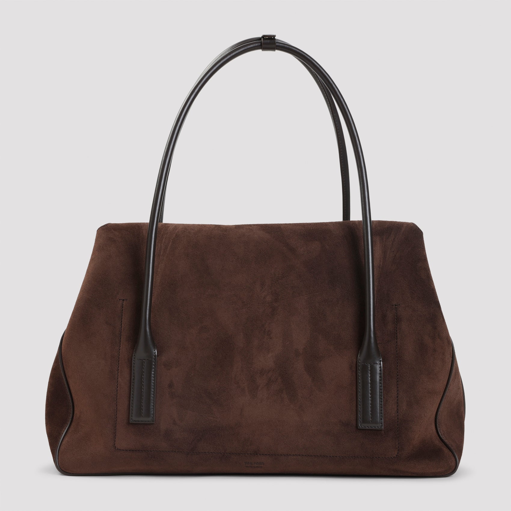 Calf Leather Shoulder Bag Brown
