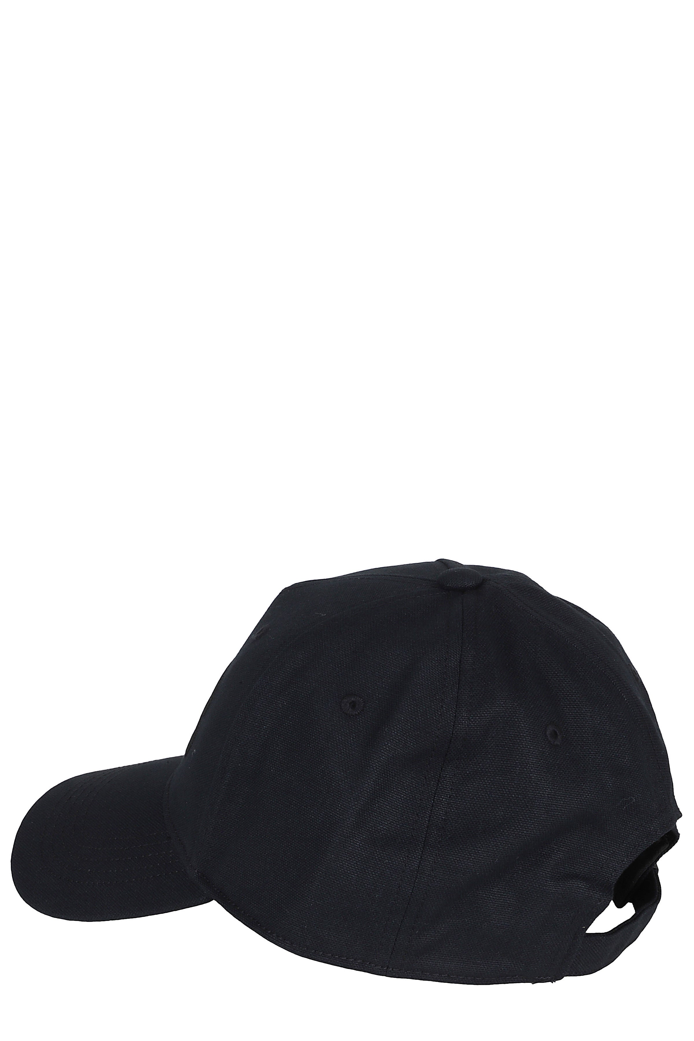 Logo Cap Black Cotone Cappello