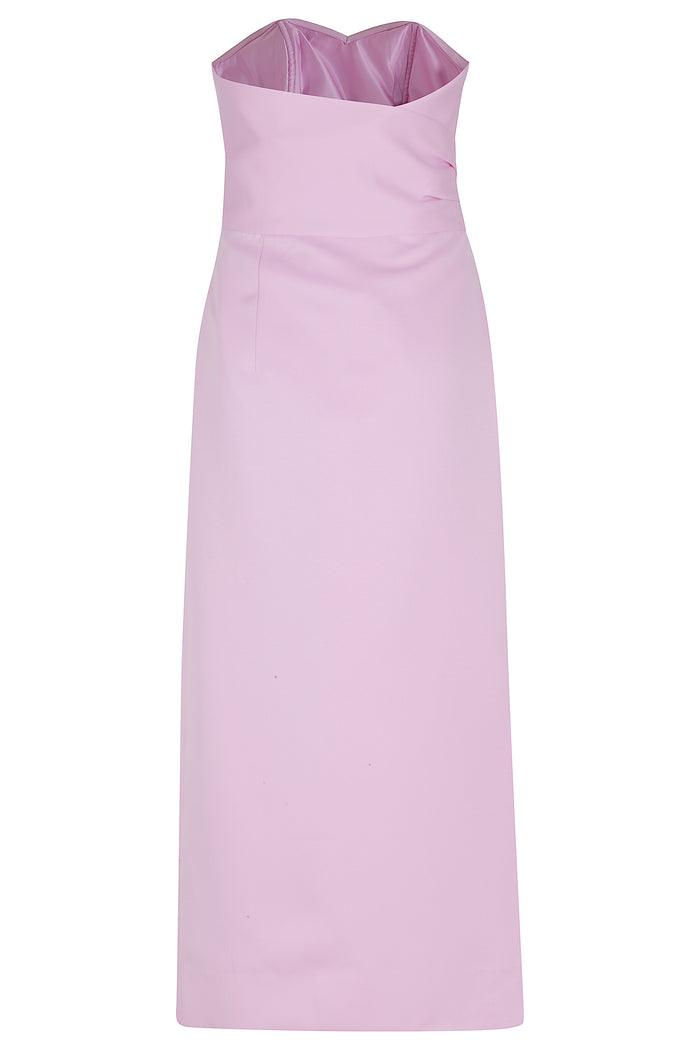 Juror Bustier Dress Pink & Purple Abito