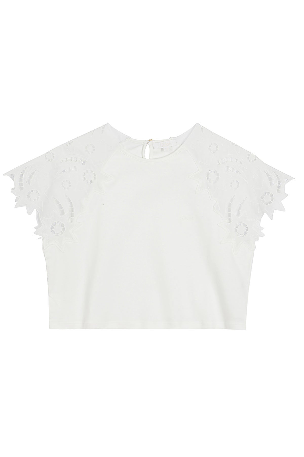 Top White Cotton Maglia