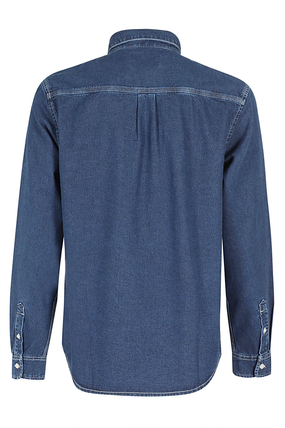 Ls Weldon Blue Cotone Camicia