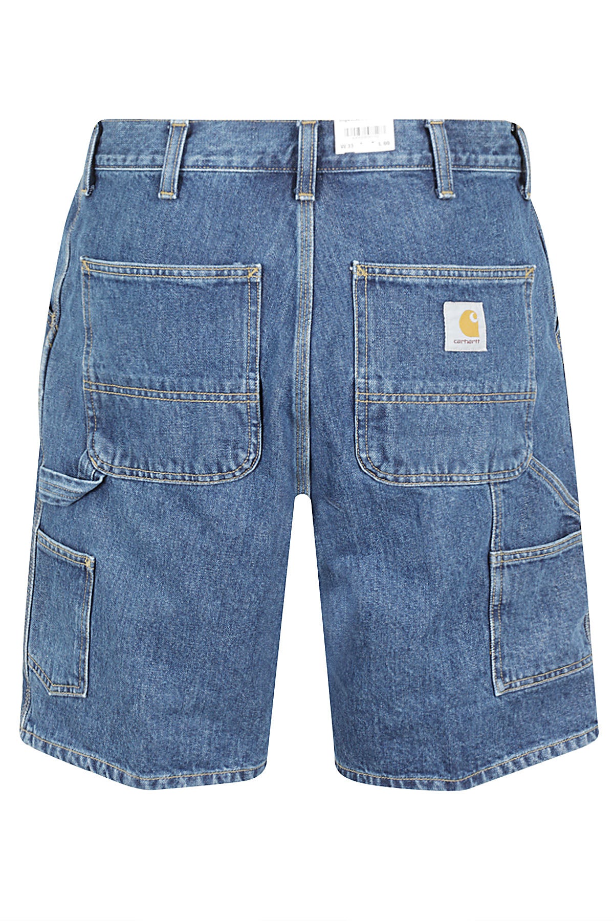 Single Knee Blue Cotone Short