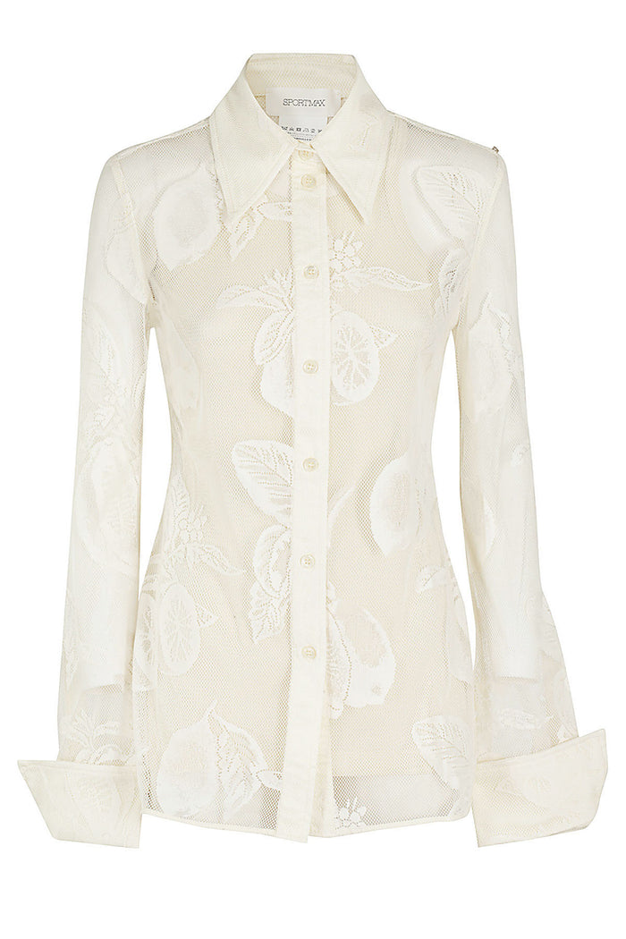 Asti White Cotton Silk Elastane Completo