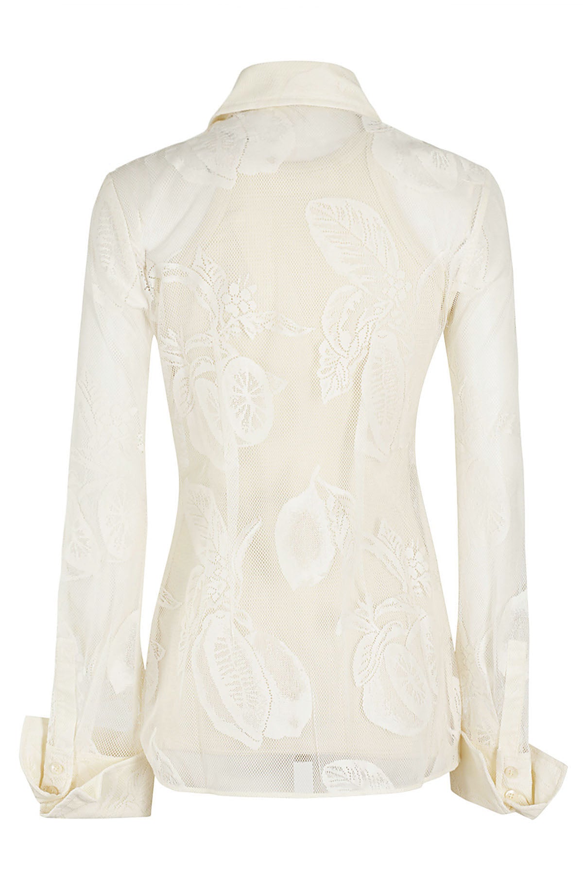 Asti White Cotton Silk Elastane Completo