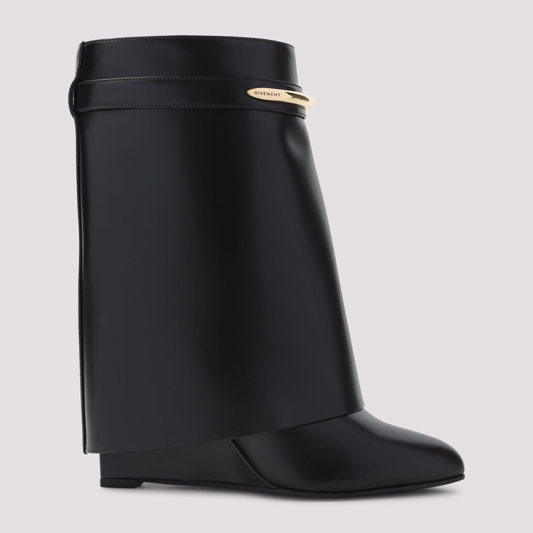 Shark Pinch Ankle Boot Black Leather