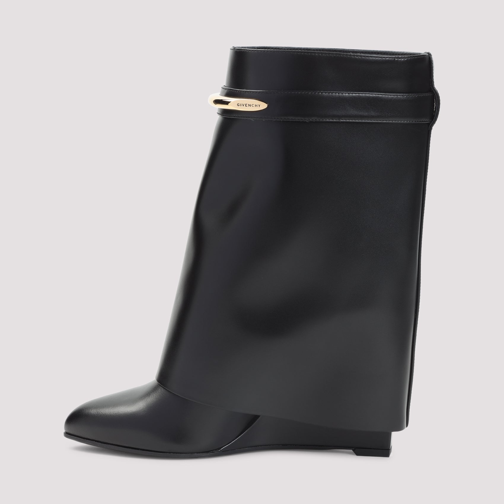 Shark Pinch Ankle Boot Black Leather