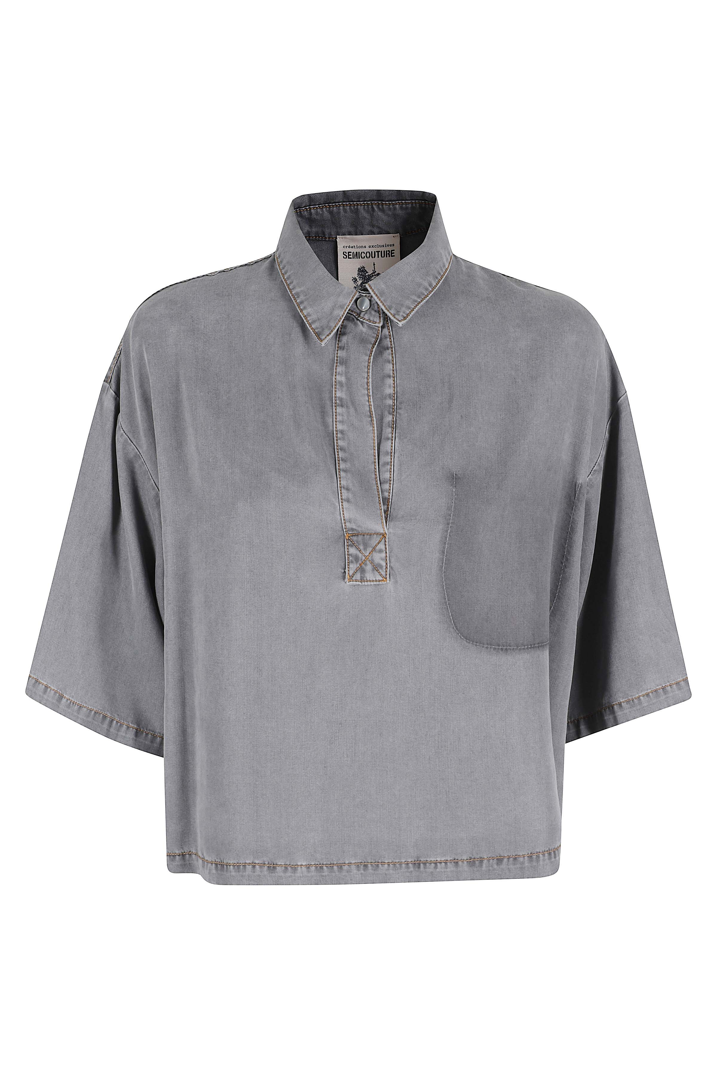Polo Shana Grey Tencel