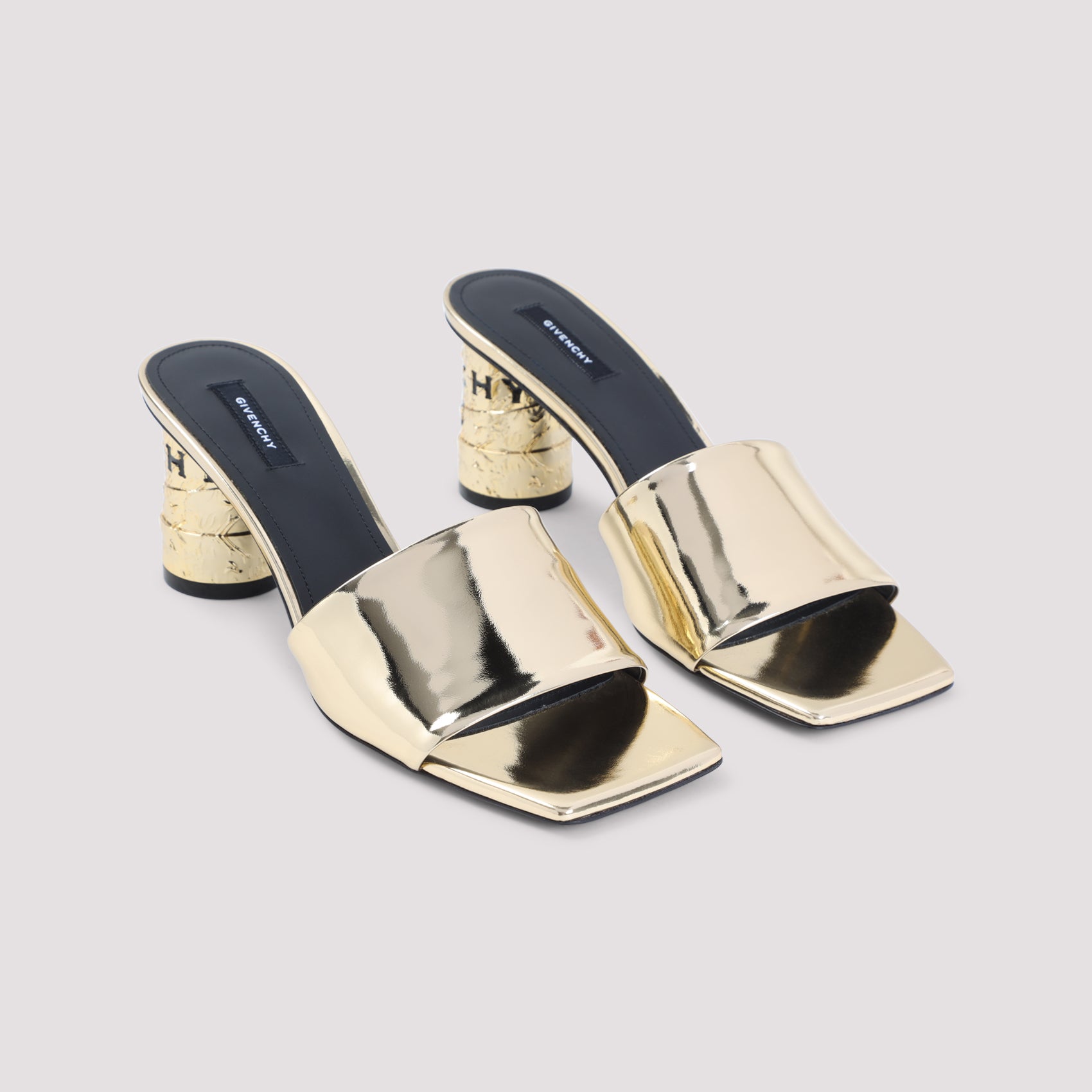 Calf Leather Mules Nude & Neutrals