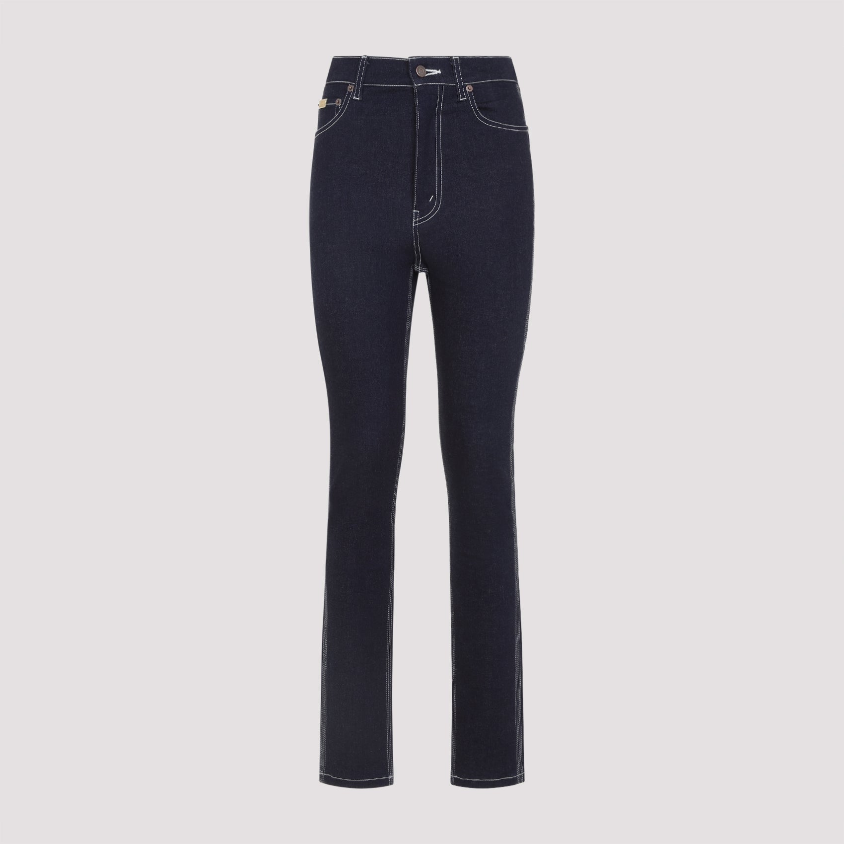 Skinny 001 Jeans Blue Cotton Polyurethane