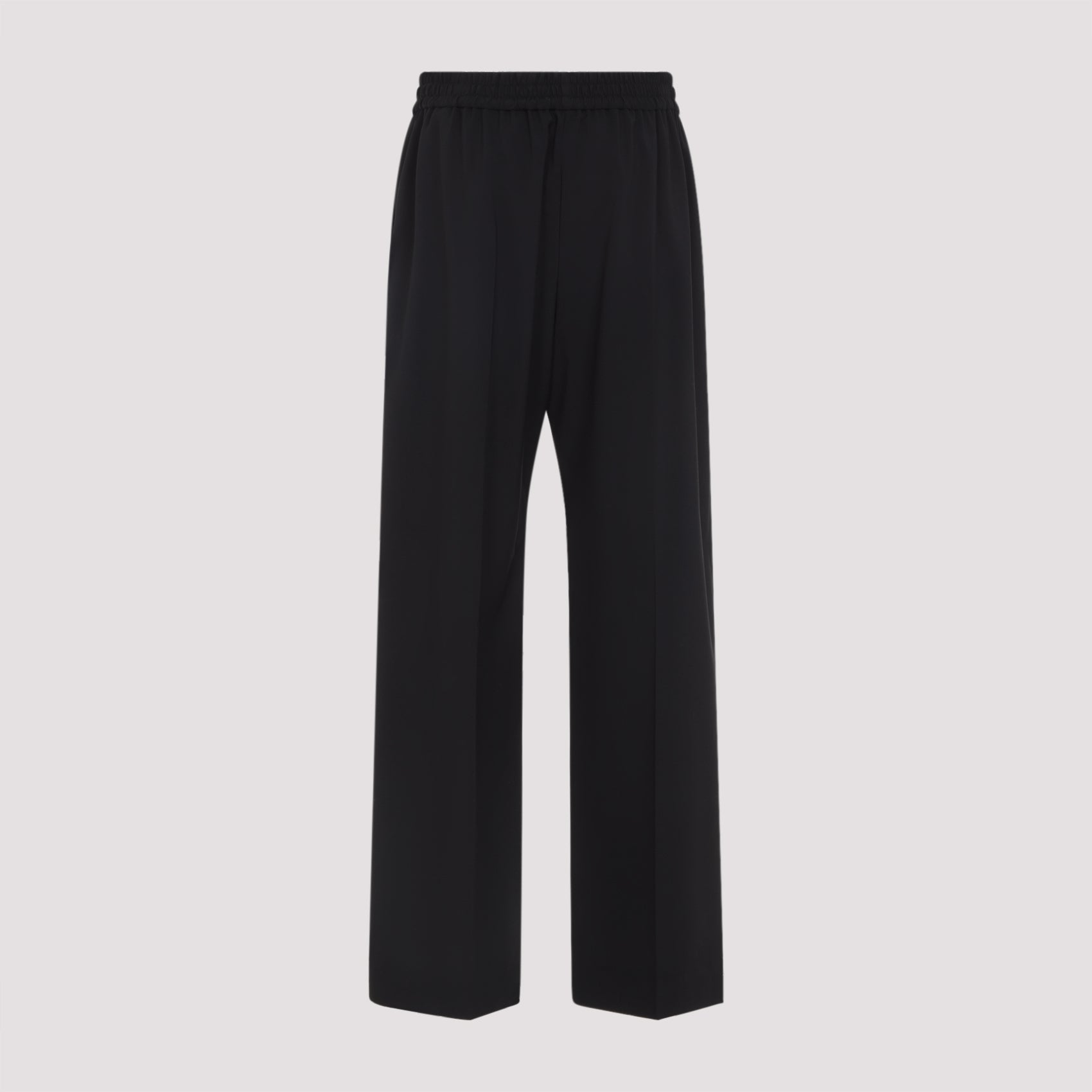 Wool Pants Black Virgin