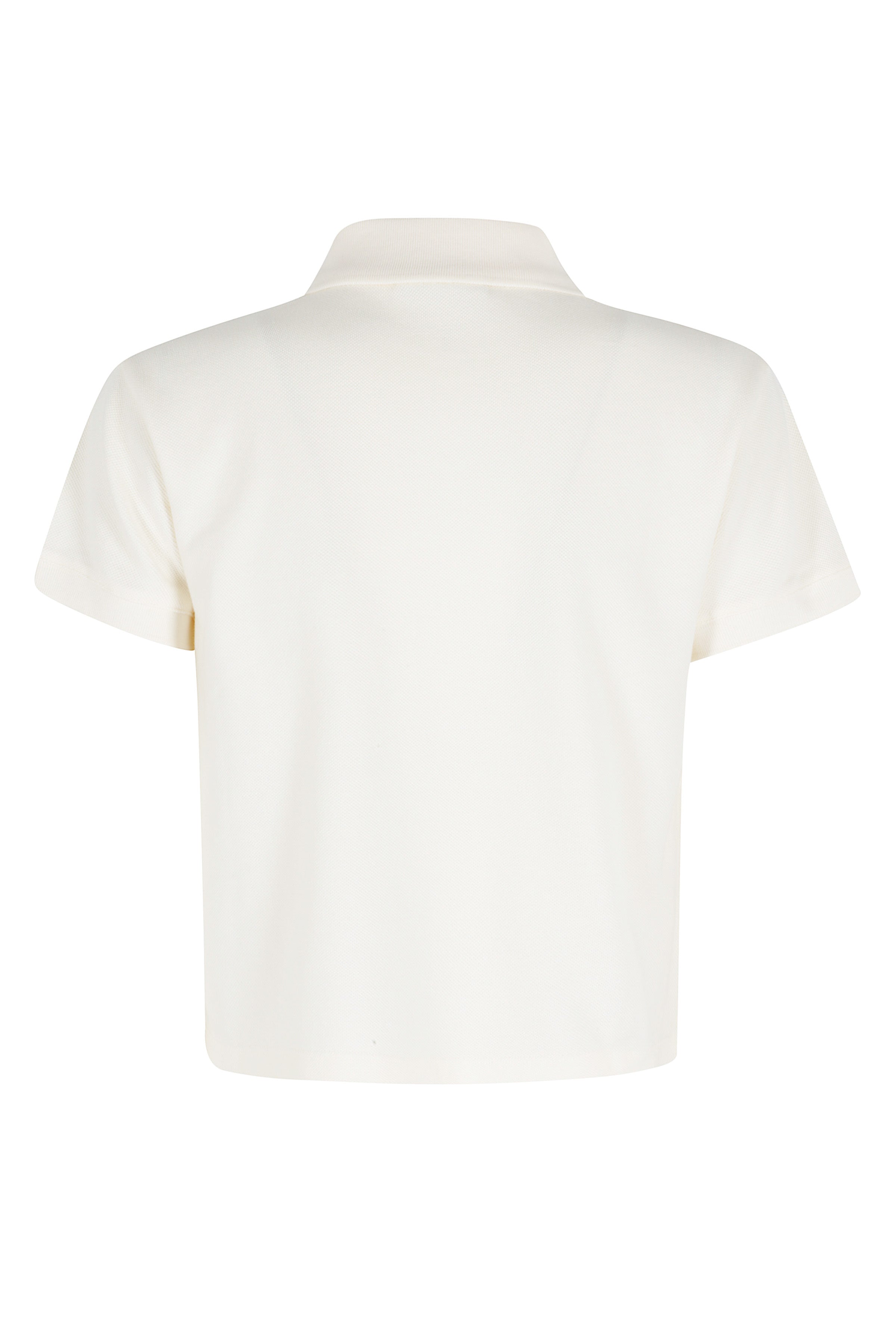 Baby Fox Cropped Polo Nude & Neutrals Cotone
