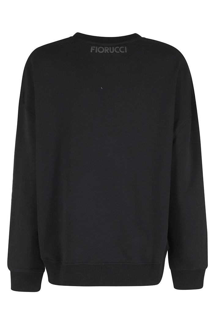 Cupid Relaxed Crewneck Sweatshirt Black Felpa