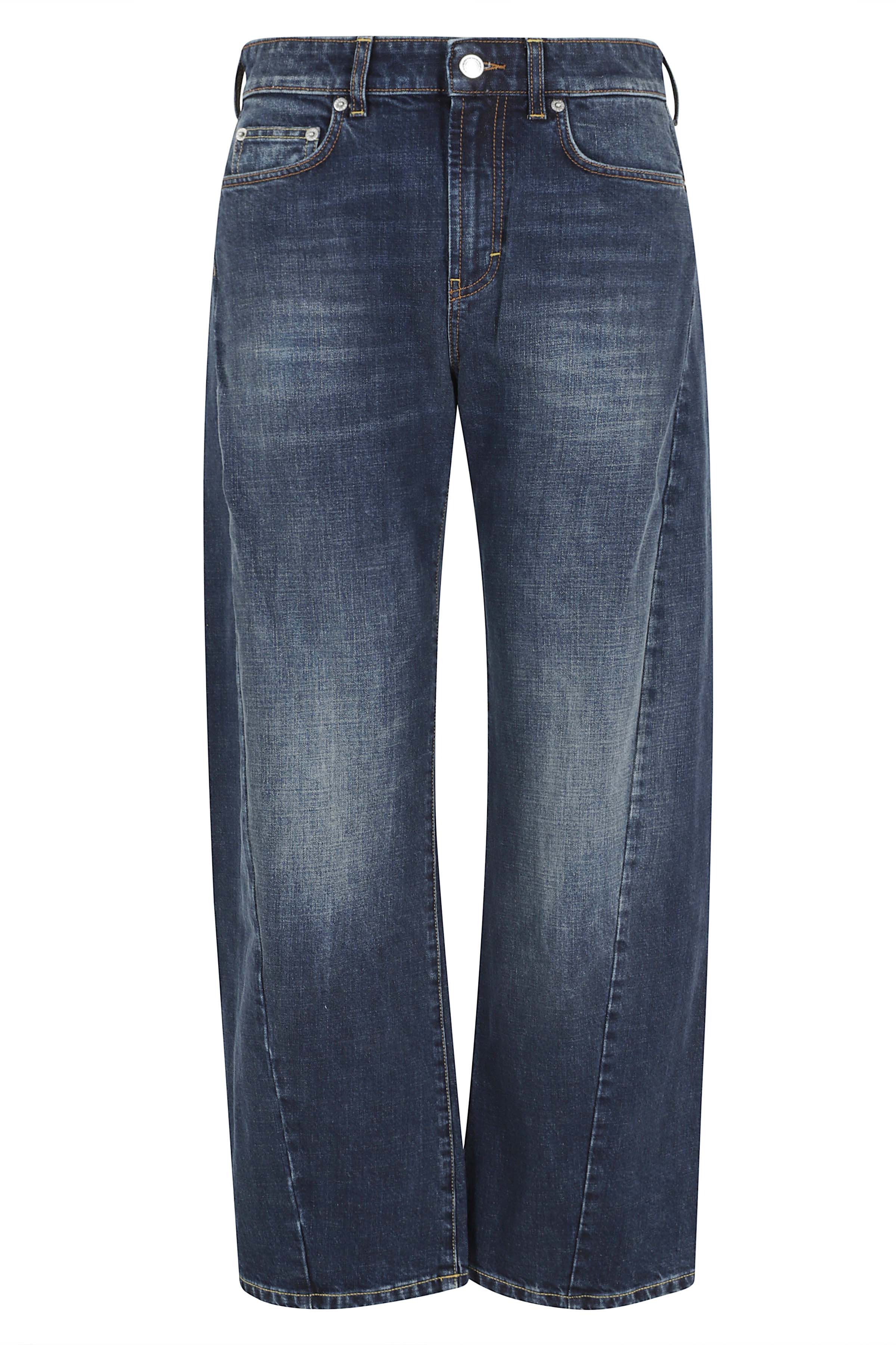 Cincity Pantalone Curved Blue Cotone Elastan Jean