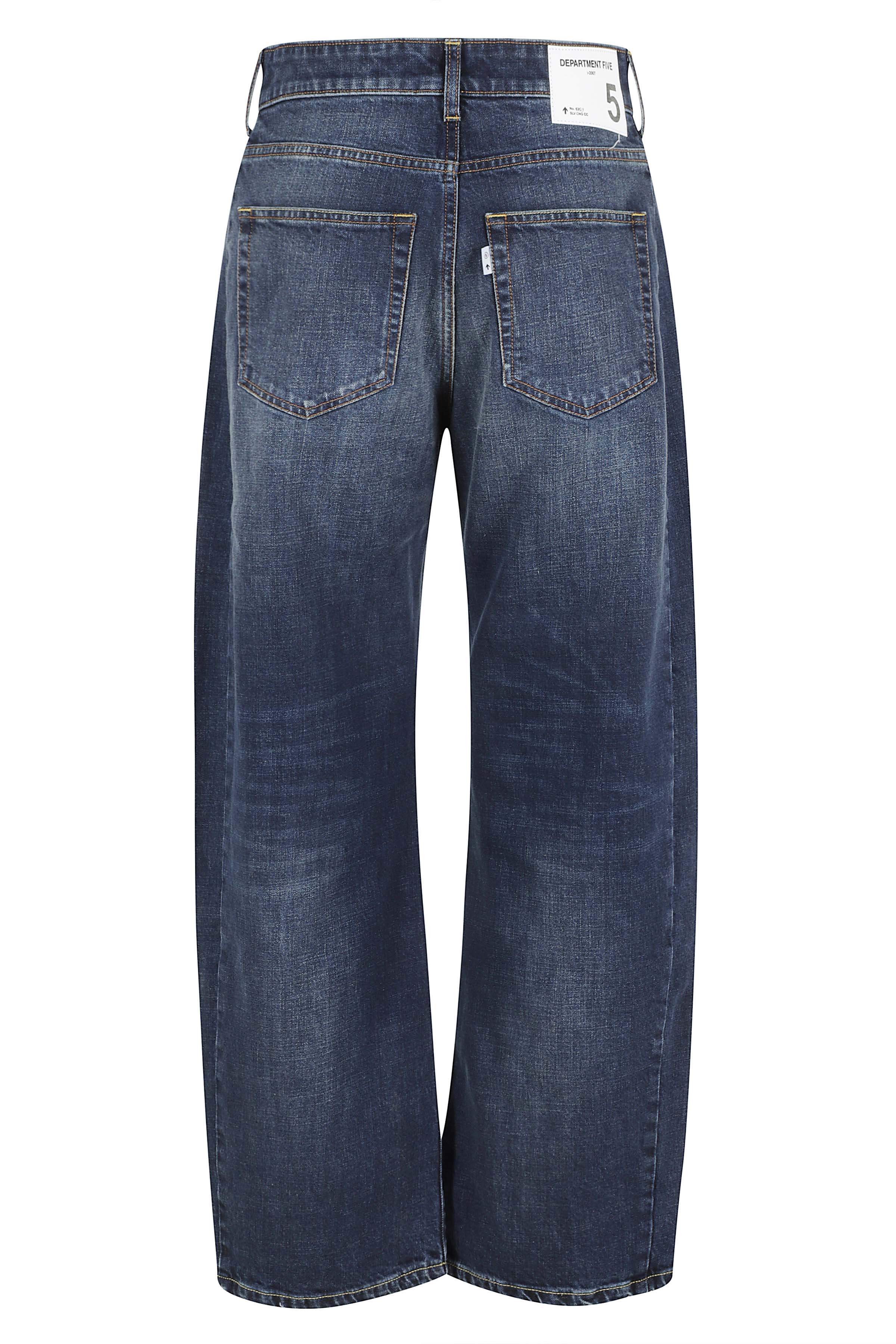 Cincity Pantalone Curved Blue Cotone Elastan Jean