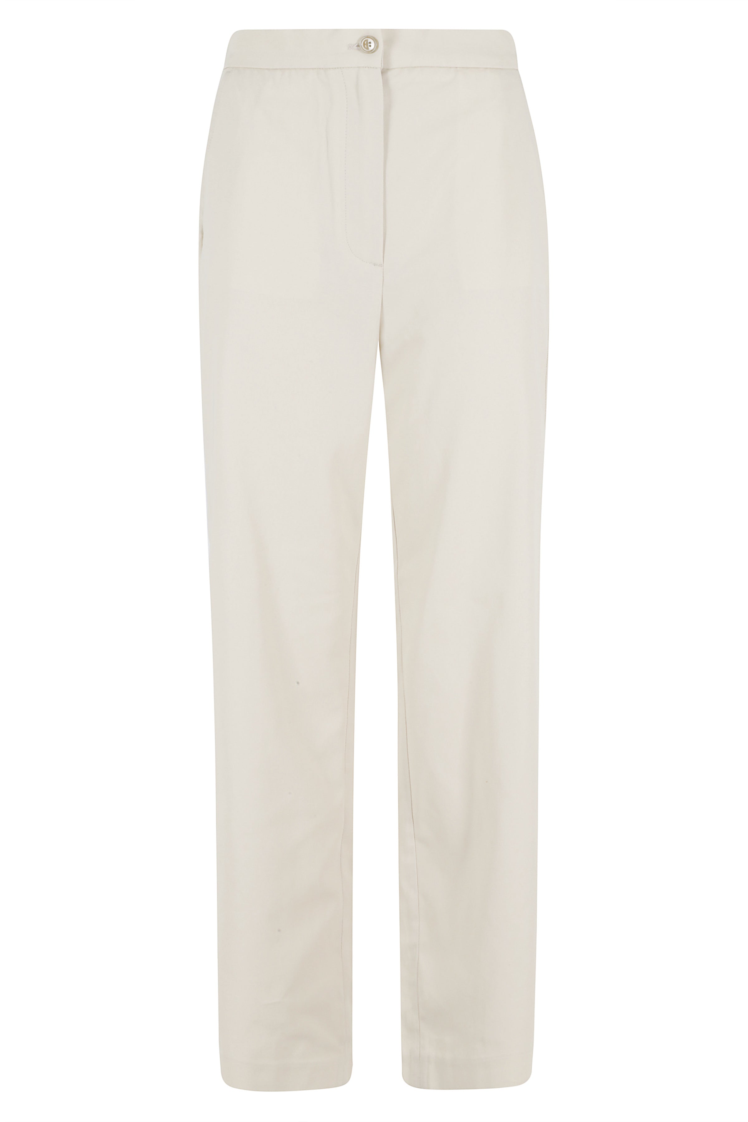 Charm Pantalone A Palazzo Nude & Neutrals Cotone Pantaloni