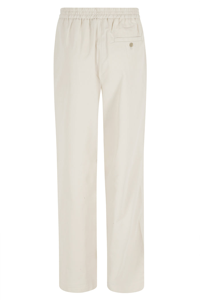 Charm Pantalone A Palazzo Nude & Neutrals Cotone Pantaloni